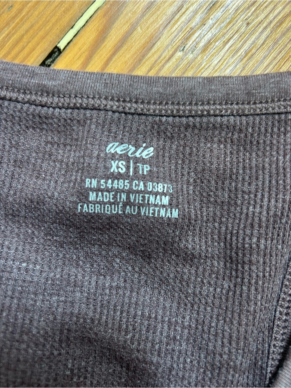 2 FOR DEAL! Ribbed Henley Tank Top Pair — Taupe & heat - Picture 7 of 7